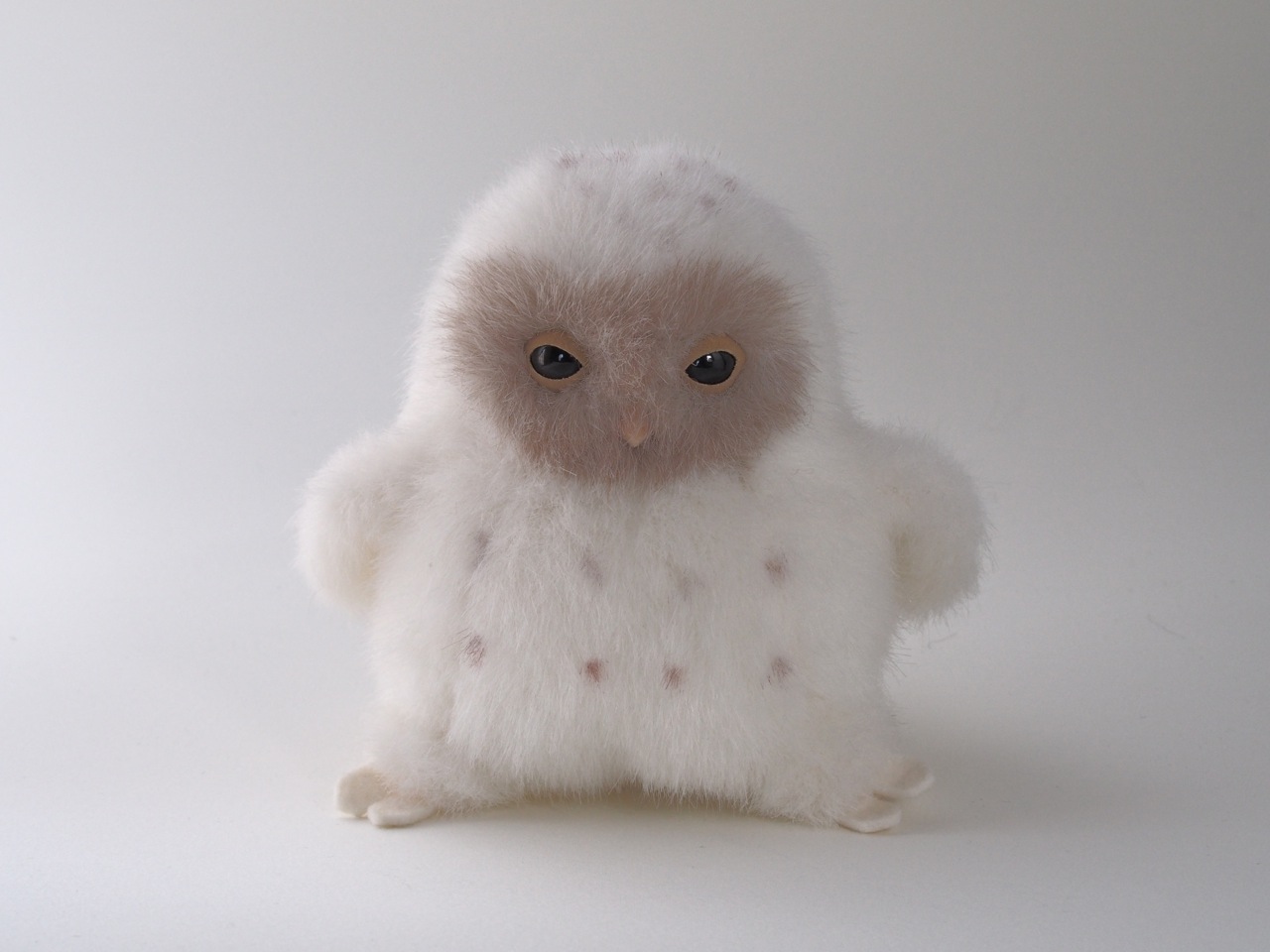 やまね工房 ぬいぐるみ 】エゾフクロウのひな